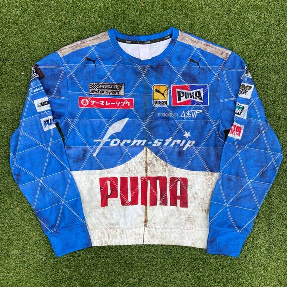 Puma x Asap Rocky Quilted Crewneck Clyde Royal Small - Picture 1 of 5